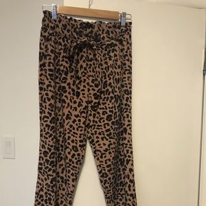 Dress Joggers -Cheetah Print
